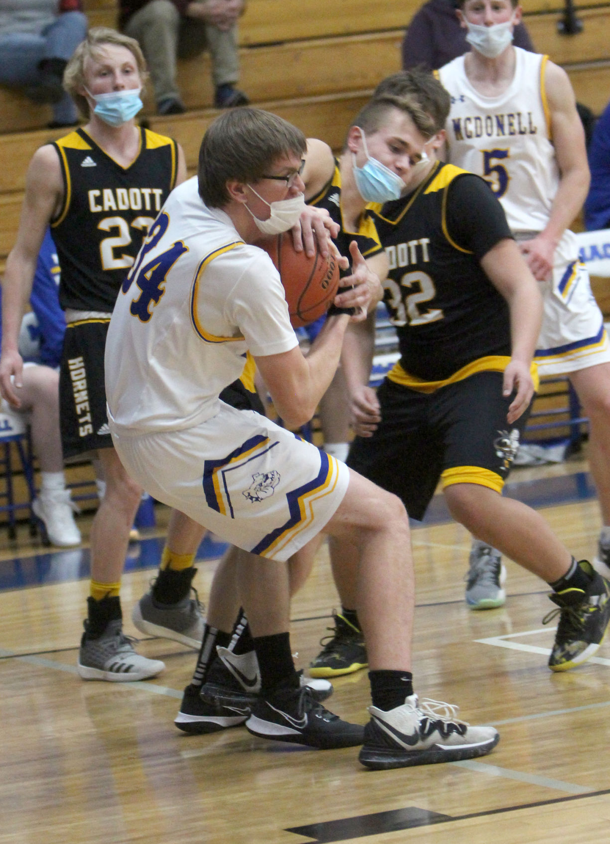 Cadott at McDonell boys basketball 1-18-21